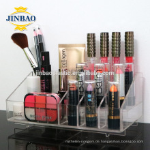 Jinbao Clear Aufbewahrungskoffer Organizer benutzerdefinierte Acryl Schmuck Display